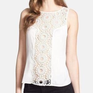CHELSEA28 Boho Crochet Lace Tank